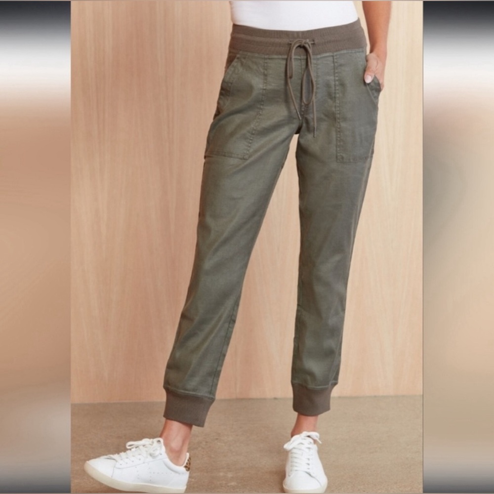 Level 99 Olive Drawstring Jogger Pants